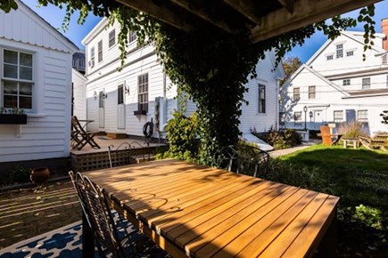 Provincetown Cape Cod vacation rental - Outdoor dining on the patio