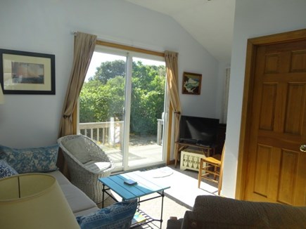West Yarmouth Cape Cod vacation rental - Den with sliders to side deck