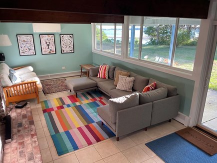 Pocasset, Monument Beach Cape Cod vacation rental - Nice views and a sliding door open to the backyard waterfront.