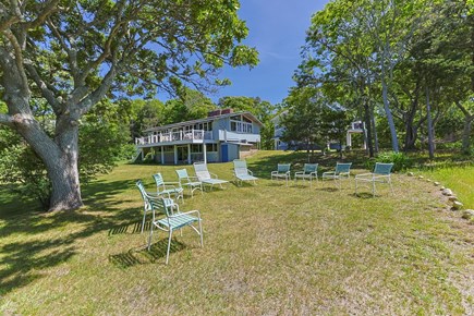 Pocasset, Monument Beach Cape Cod vacation rental - Large backyard has plenty of space for outdoor games.