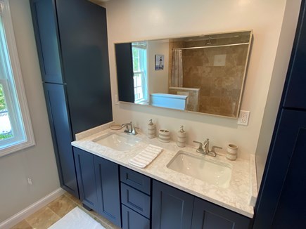 West Dennis Cape Cod vacation rental - Newly renovated upstairs ensuite bathroom