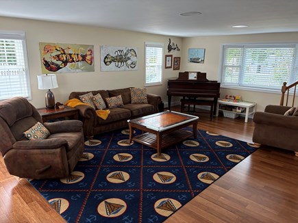 West Dennis Cape Cod vacation rental - Open & spacious living room for game night with the whole family!