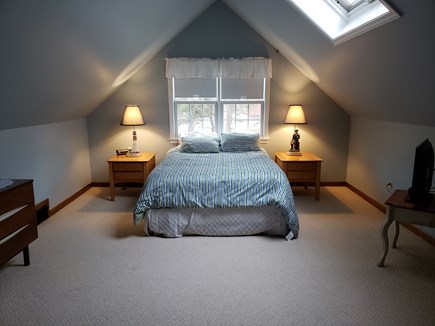 West Yarmouth Cape Cod vacation rental - Large upstairs bedroom with queen bed
