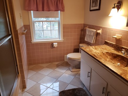 West Yarmouth Cape Cod vacation rental - Upstairs full bath with tub and shower unit