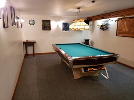 West Yarmouth Cape Cod vacation rental - Game Room with flat screen tv, pool table and board games