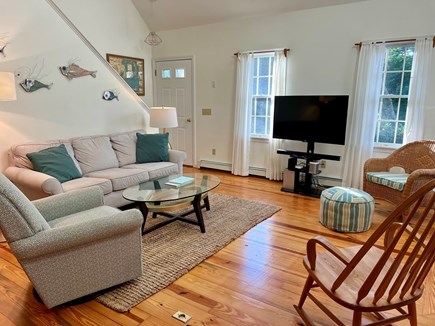 North Eastham Cape Cod vacation rental - Living room viewed from dining room area.