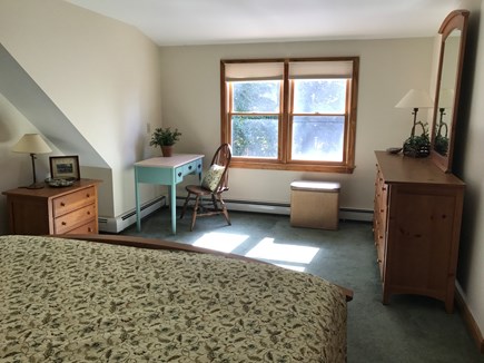Eastham, near town green, bike trail  Cape Cod vacation rental - Large 2nd floor Master bedroom with king bed, A/C