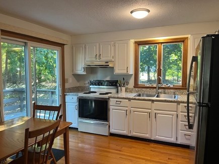 Eastham, Close to bay & ocean beaches! Cape Cod vacation rental - Kitchen w/new countertop, sink/faucet, newly painted cabinets