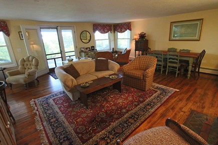 Provincetown Cape Cod vacation rental - Another View of Living Room with Dining Table