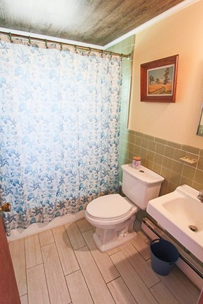 Truro Cape Cod vacation rental - Bathroom with Tub & Shower