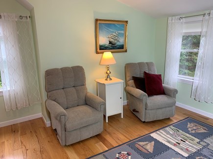 Eastham Cape Cod vacation rental - Upstairs queen bedroom sitting area
