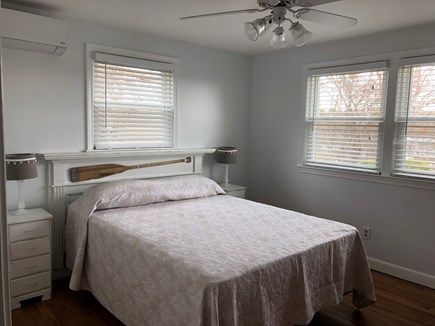West Yarmouth Cape Cod vacation rental - Master bed room with queen sized bed and water view