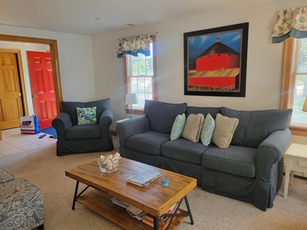 Chatham Cape Cod vacation rental - Spacious  Living Room opens to Kitchen and Dining Area