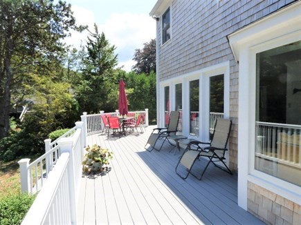  Dennis Cape Cod vacation rental - Back Deck spans the back of the house