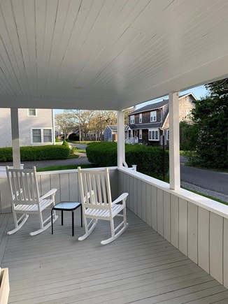 Falmouth Heights Cape Cod vacation rental - One section of the wrap-around porch/deck