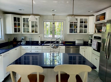 N. Eastham Cape Cod vacation rental - Eat-in kitchen with island.