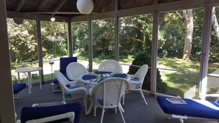 Eastham Cape Cod vacation rental - Back screened in porch