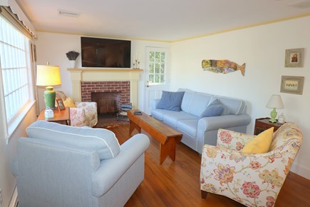East Dennis Cape Cod vacation rental - Living Room w/lovely decor