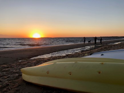 Eastham Cape Cod vacation rental - The sunset at Sunken Meadow Beach is second to none on the Cape.