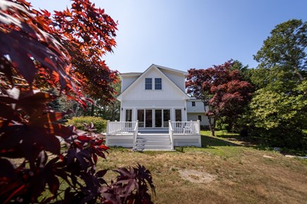 Steps from Dennis Village and  Cape Cod vacation rental - Spacious deck out back