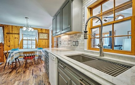 South Yarmouth Cape Cod vacation rental - Kitchen with eating area