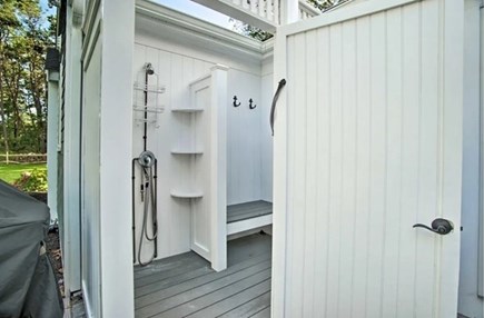 South Yarmouth Cape Cod vacation rental - Outdoor Shower is perfect for returns from the beach.