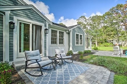 South Yarmouth Cape Cod vacation rental - Nice sitting area outside the Main bed rm for that morning coffee