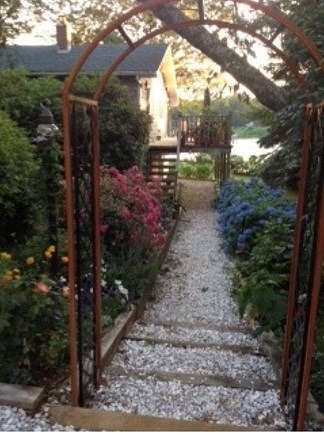 E Falmouth Cape Cod vacation rental - The entry gate