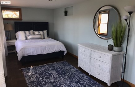 E Falmouth Cape Cod vacation rental - Downstairs bedroom with queen bed