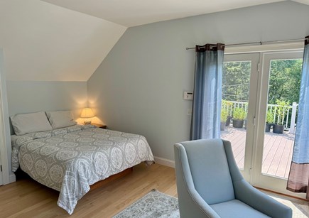 Orleans Cape Cod vacation rental - Second Floor Primary Bedrrom with Queen bed and private deck