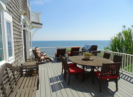 Sagamore Beach Cape Cod vacation rental - Deck on main level, with grill
