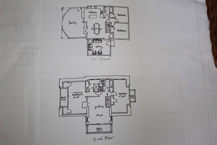 Chatham Cape Cod vacation rental - Plan of first and second floors