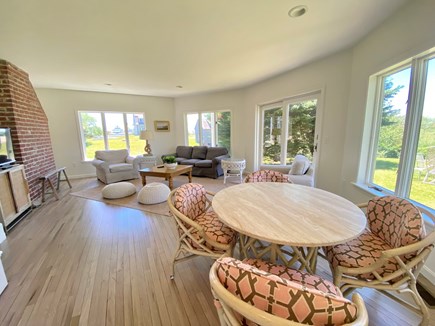 Chatham Cape Cod vacation rental - Open family room with slider to private yard.