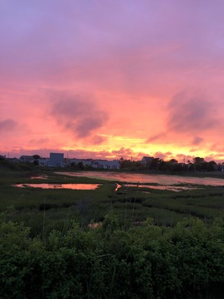 West Dennis Cape Cod vacation rental - Sunset view over marsh