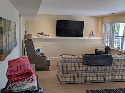 New Seabury area Cape Cod vacation rental - Lower level family room
