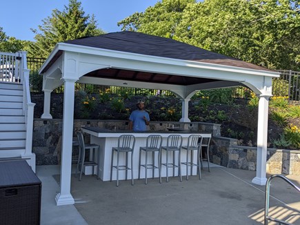 New Seabury area Cape Cod vacation rental - Poolside pavilion and bar