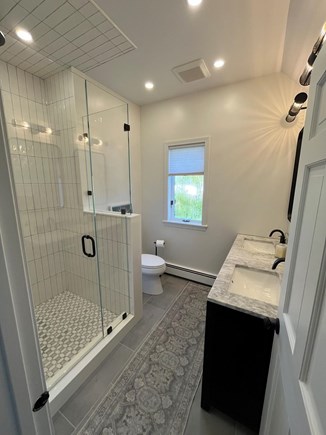 Harwich Port Cape Cod vacation rental - Brand new primary bathroom with rain shower head & double vanity