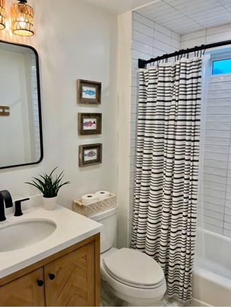 Harwich Port Cape Cod vacation rental - Brand new first floor bathroom with tub