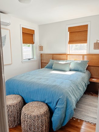 Harwich Port Cape Cod vacation rental - First floor bedroom beautifully updated with coastal queen bed