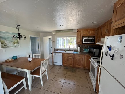 West Dennis Cape Cod vacation rental - Kitchen with seating for 6, dishwasher, microwave & coffee maker