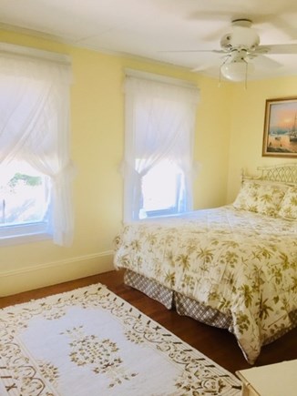 Falmouth Heights Cape Cod vacation rental - Bedroom #2 - Queen in Master BR w/ceiling fan & views of ocean.