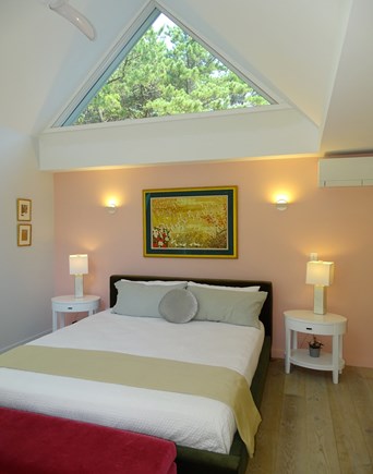 Wellfleet Cape Cod vacation rental - Cathedral ceilings, lovely light, window for moon viewing in bed.