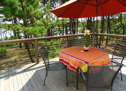 Wellfleet Cape Cod vacation rental - 2nd deck, outdoor seating for 8, grill, perfect for entertaining!