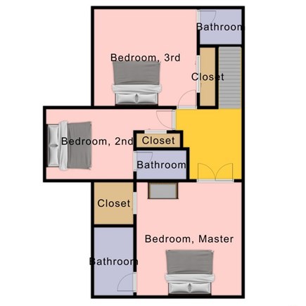 Chatham Cape Cod vacation rental - 2nd Floor Plan