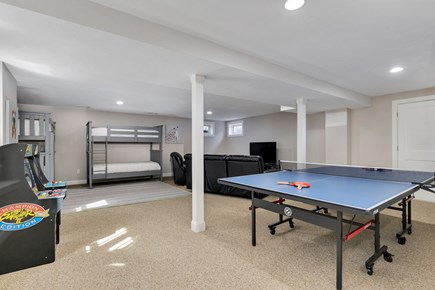 Chatham Cape Cod vacation rental - Game room w/ ping pong, vintage video games, two sets of bunk bed
