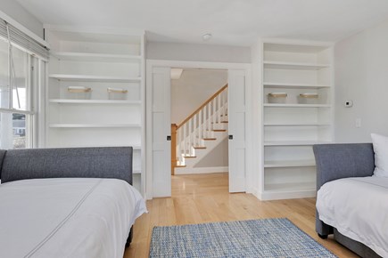 Chatham Cape Cod vacation rental - Fourth bedroom (2 twin beds w/trundle pull-outs and an extra TV)