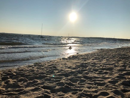 West Yarmouth Cape Cod vacation rental - Low tide - quarter-mile stretch of beach for walking or running