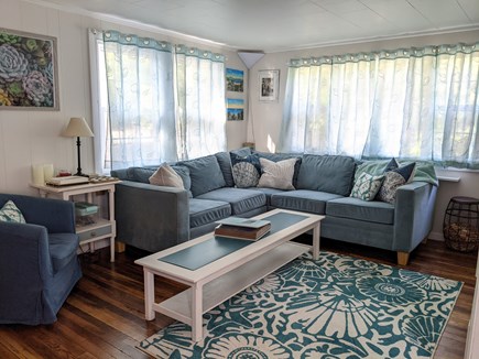 North Eastham Cape Cod vacation rental - Comfy sunny living room for your relaxation; seating for everyone