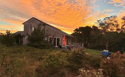 Truro Cape Cod vacation rental - Sunrise from the backyard