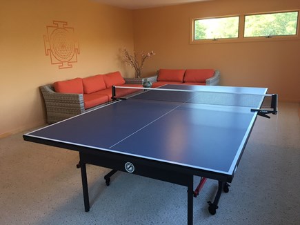 Truro Cape Cod vacation rental - Ping pong table in Play Room can be left open or stored